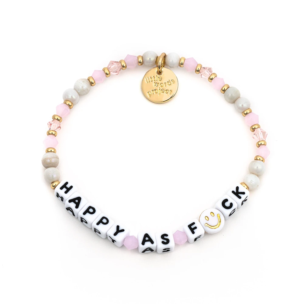 Pulsera feliz como la mierda