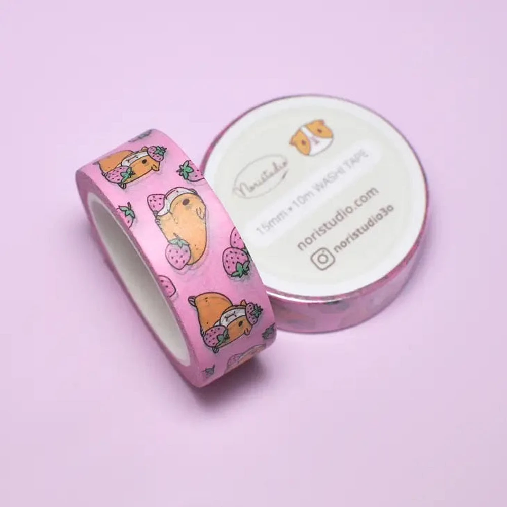 Pink Strawberry And Guinea Pig Tape