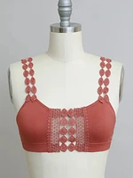 Eye Lace Applique Bralette