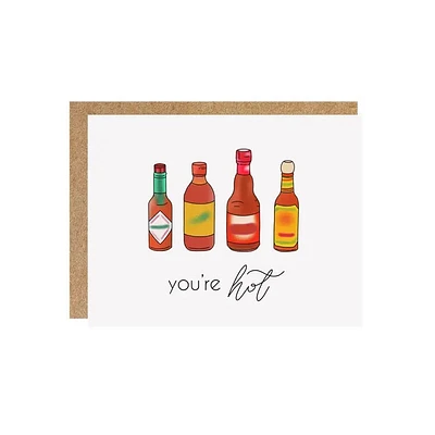 Your're Hot Hot Sauce Card