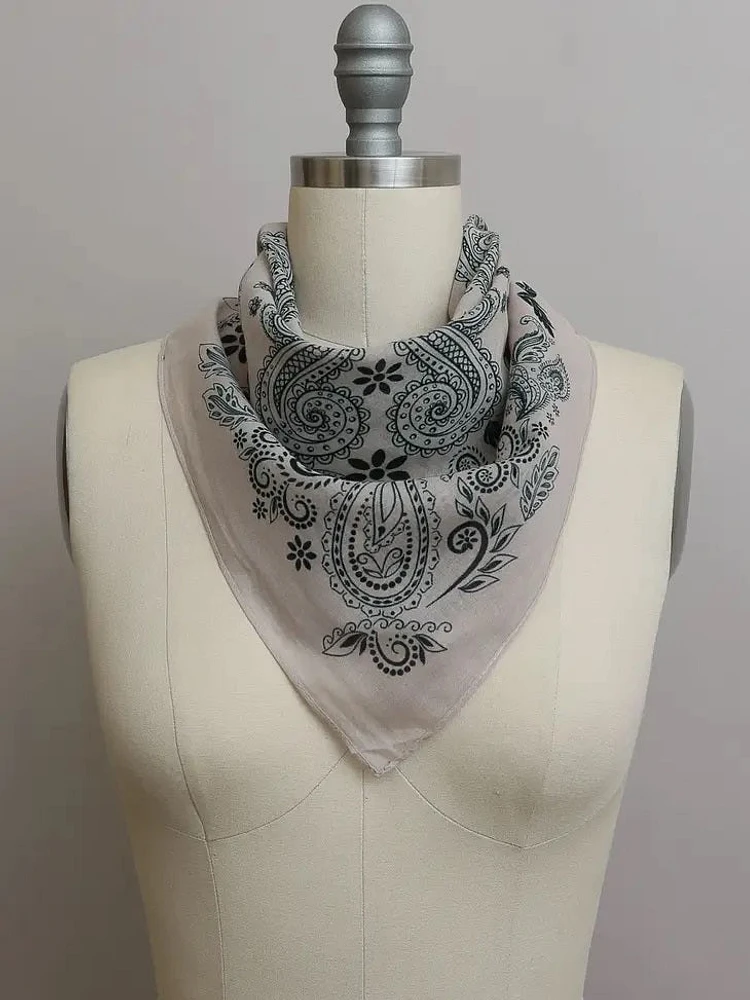 Paisley Floral Pattern Bandana