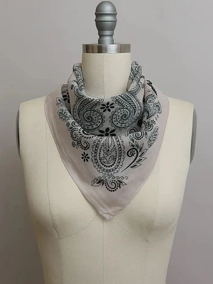 Paisley Floral Pattern Bandana