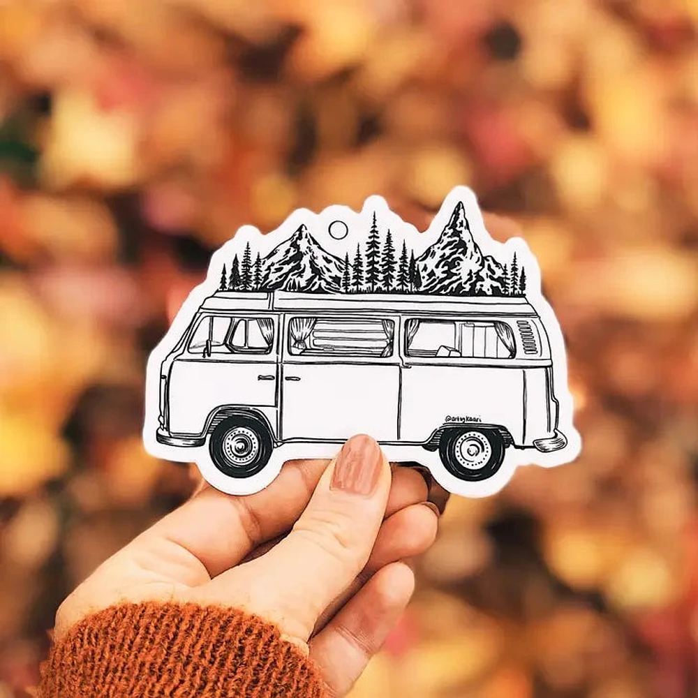 Mountain Van Sticker