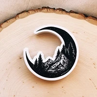 Mountain Moon Sticker