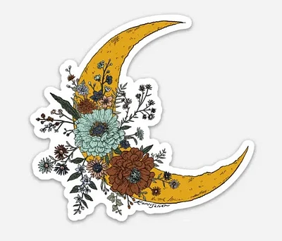 Lunar Bloom Sticker