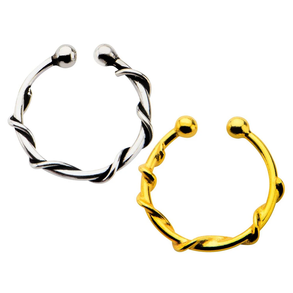 SPIRALE FAUX SEPTUM STERLING