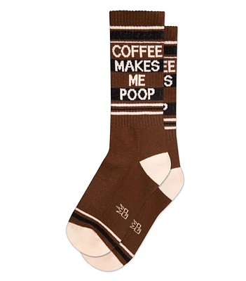 Coffee Makes Me Poop Ribbed Socks