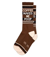 Le café me fait caca chaussettes côtelées