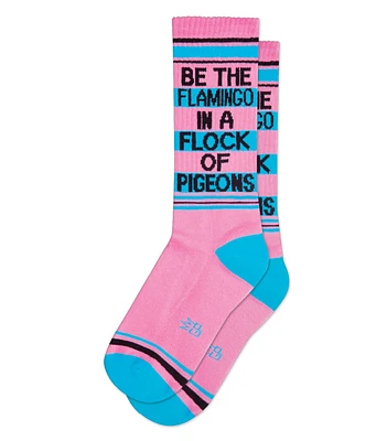 Be The Flamingo Ribbed Socks