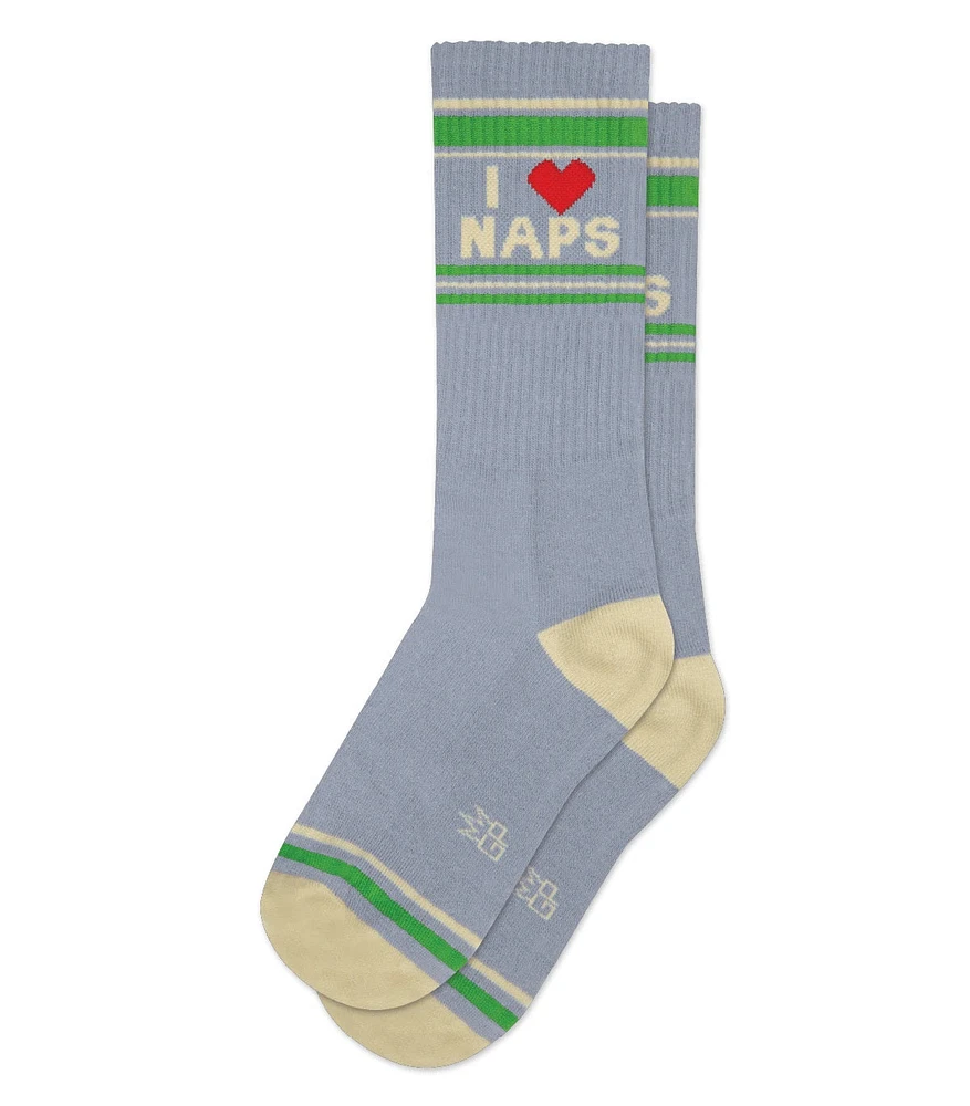 I Heart Naps Ribbed Socks