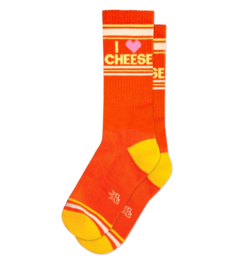 I Heart Cheese Ribbed Socks