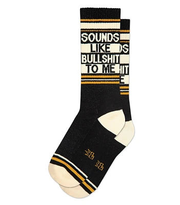 Sounds Like Bullshit To Me Ribbed Socks