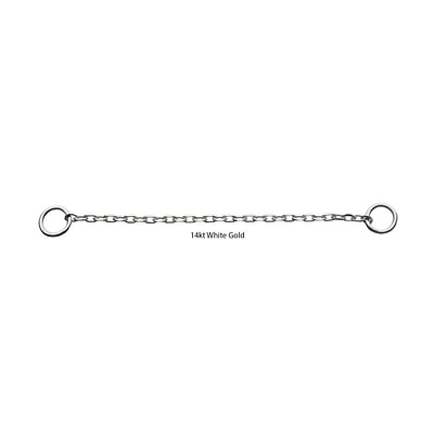 Rolo Chain /8" 14Kt White Gold