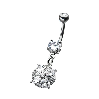 ROUND FLOWER NAVEL