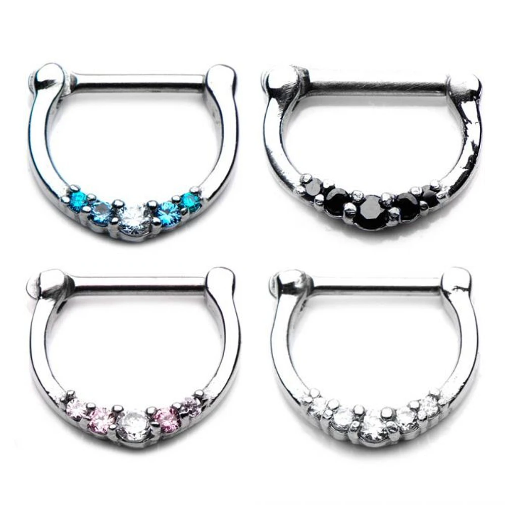 CLICKER SEPTUM AVEC 5 BIJOUX