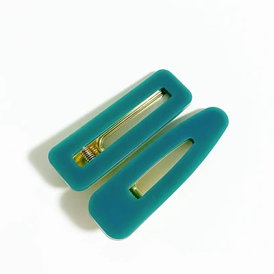 SAGE 2 PACK HAIR CLIPS