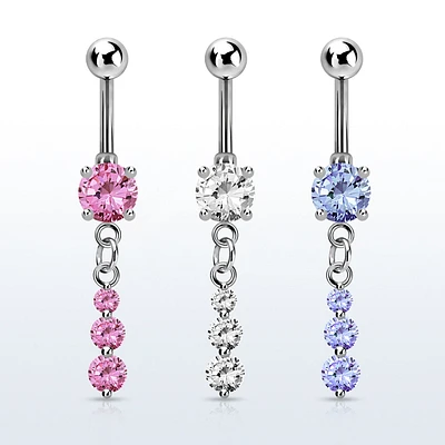 3 Round Mini Dangle Nave