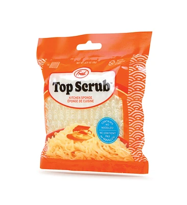 Top Scrub Ramen Noodle Sponge