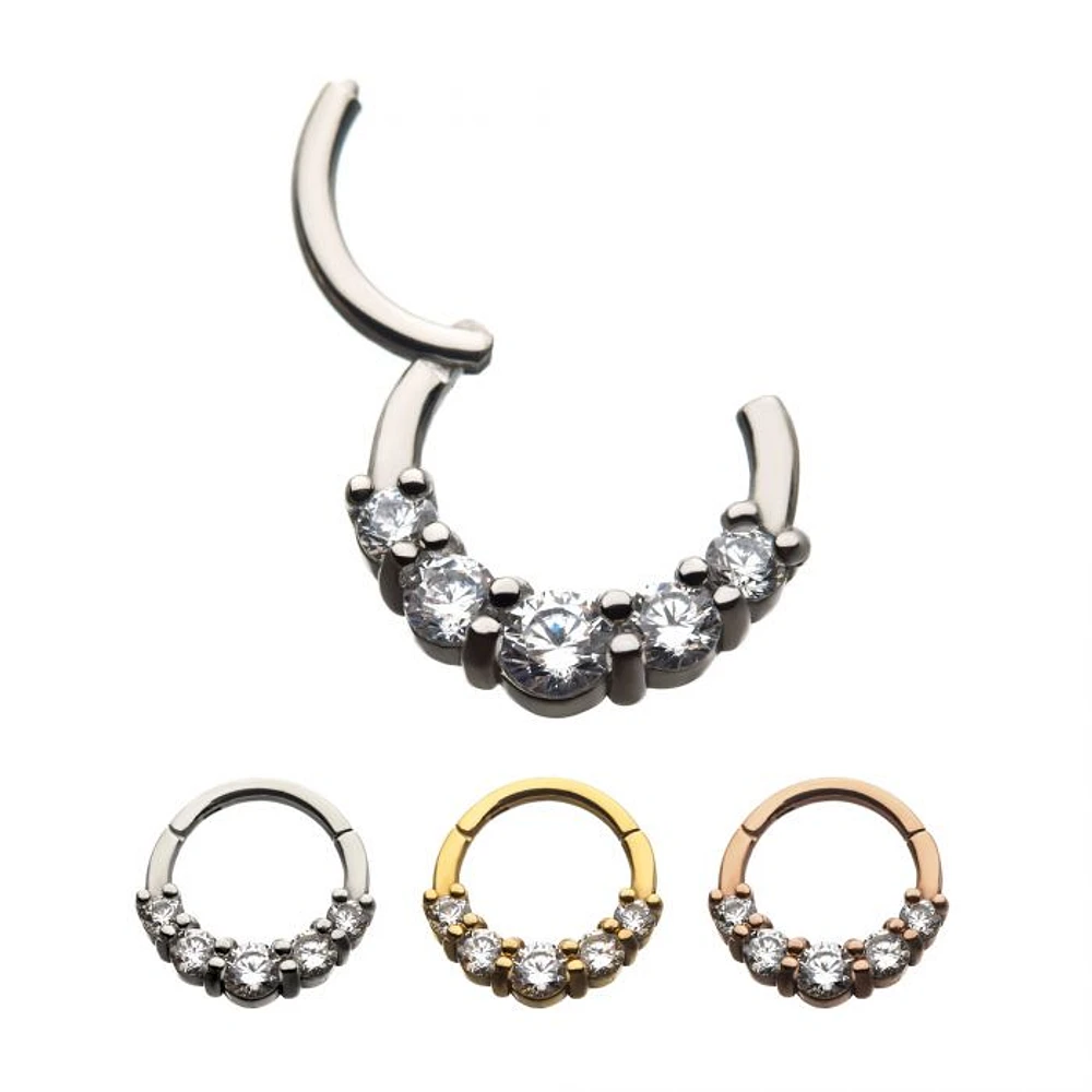 5 Prong Set Round Gems Rounded Setting