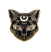 LUNA THE BLACK CAT PIN