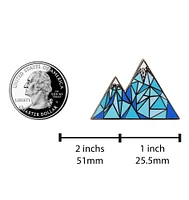 PIN GEOMÉTRICO MONTAÑA AZUL