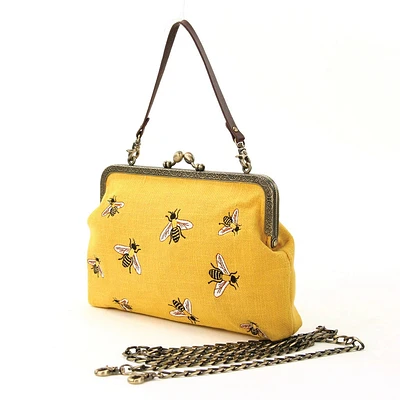 Bees Kisslock Bag