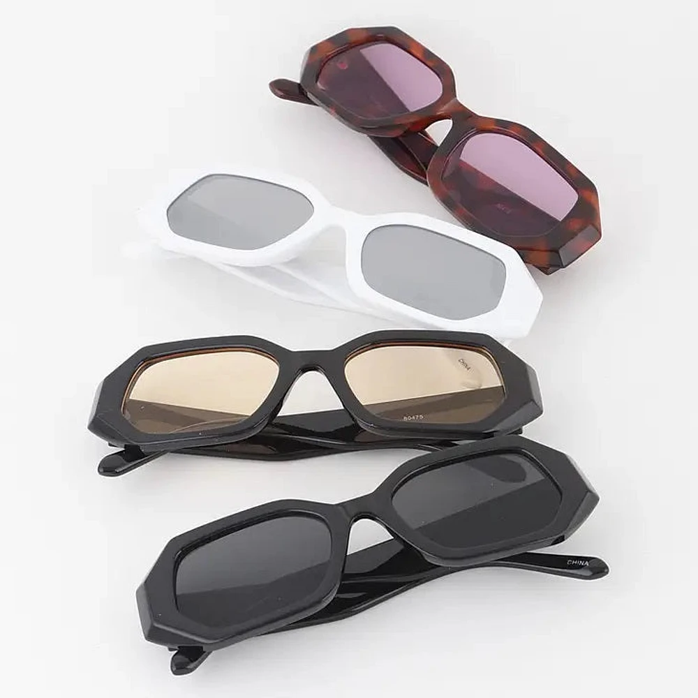 FACETED SUNGLASSES