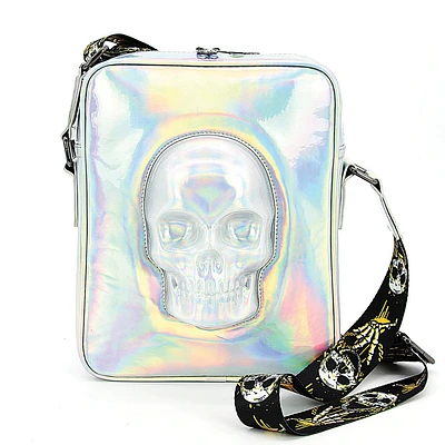 Metallic Protruded Skull Messenger