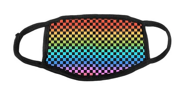 Rainbow Checkers Mask