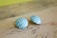 ZIG ZAG DOME GOLD/TURQUOISE