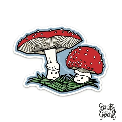 Amanita Muscaria Mushroom Sticker