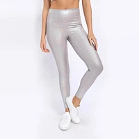 LEGGINGS HOLO FOIL IRISÉ TAILLE HAUTE