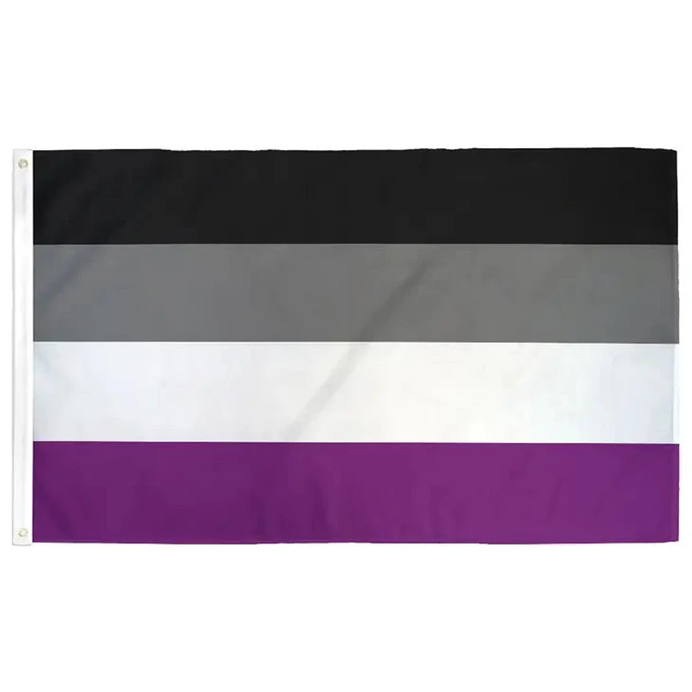 Bandera del Orgullo Asexual (Ace) 2 pies x 3 pies