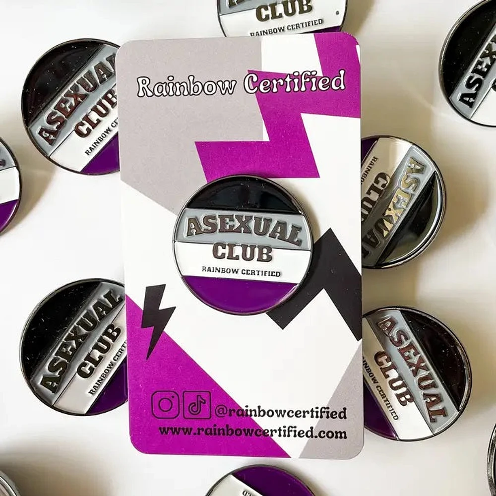 Asexual Pride Club Pin