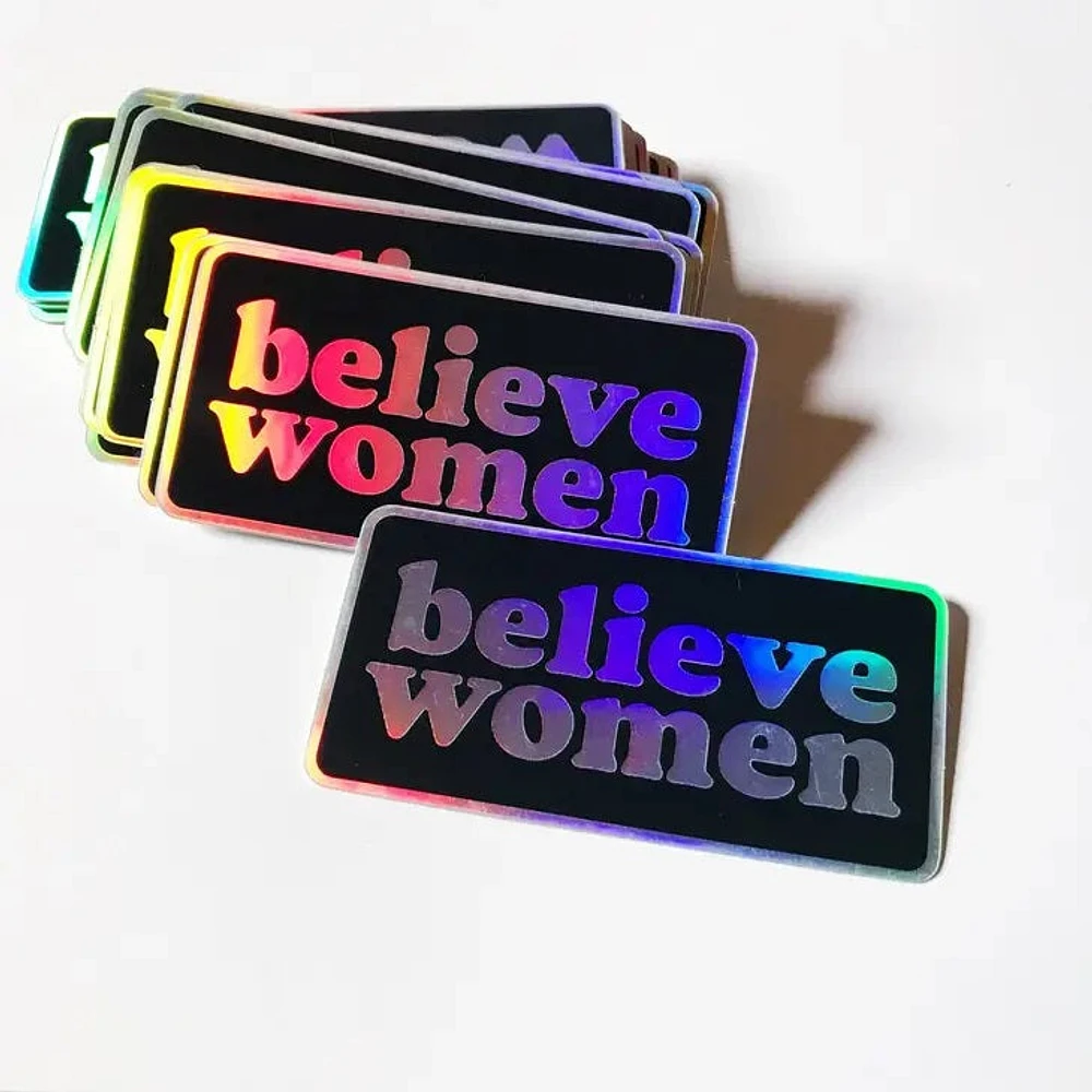 Believe Women Sticker