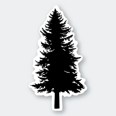 Black Pine Tree Sticker