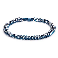 Pulsera de acero azul