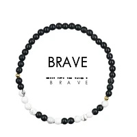 Bracelet courageux en code Morse