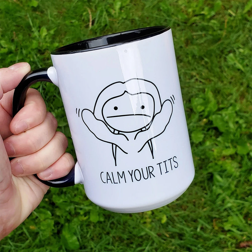 CALM YOUR TITS MUG