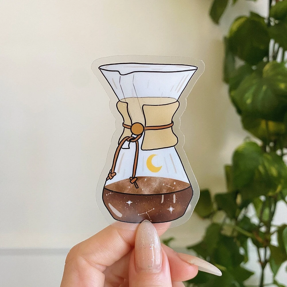 Chemex Coffee Transparent Sticker