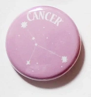 BOUTON COLORÉ DU CANCER DU ZODIAQUE