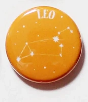 BOTÓN LEO ZODIACO COLORIDO