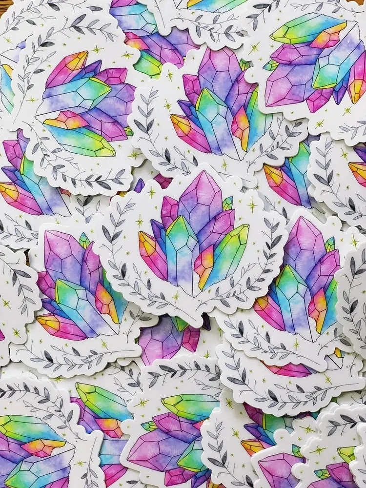 Crystal Vinyl Sticker