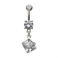 Diamond Shape Jewel Dangle