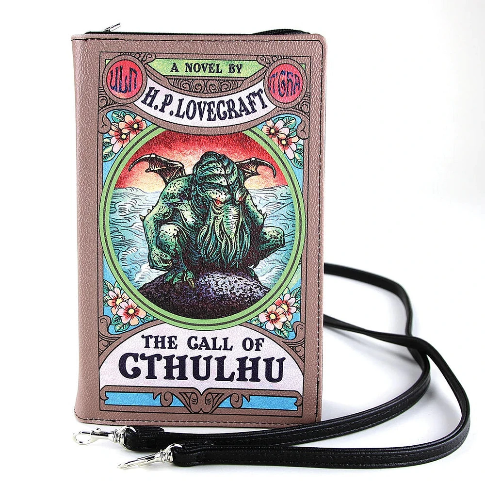 Cartera tipo libro La llamada de Cthulhu