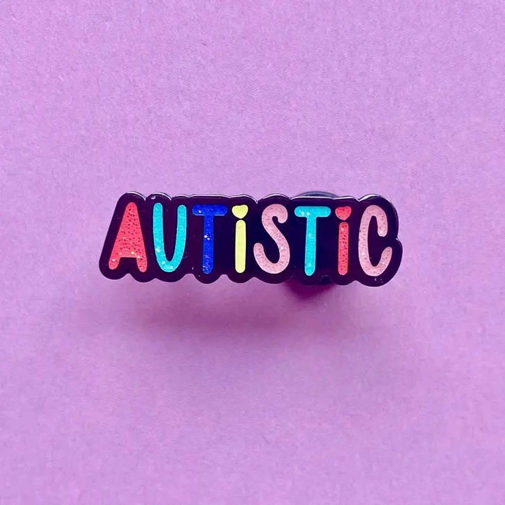 Pin de esmalte autista