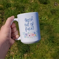 TAZA RECIÉN FUERA DE FUCKS