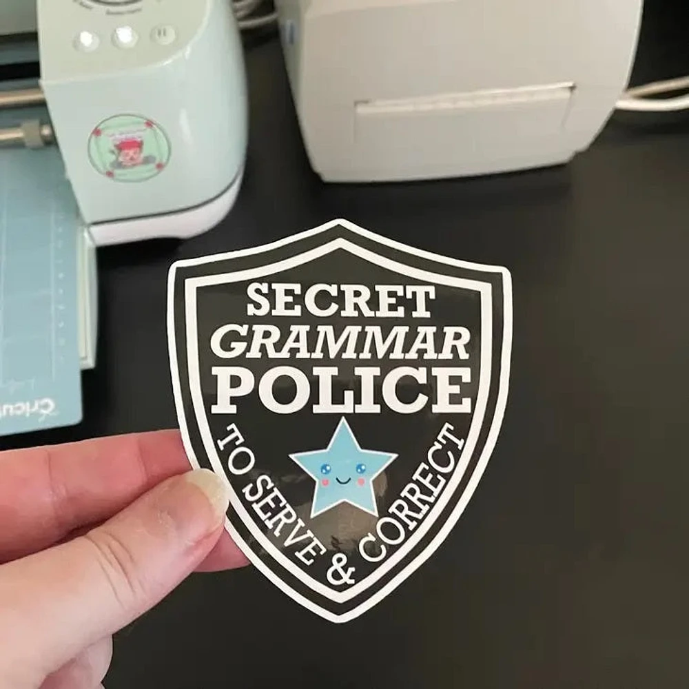 Grammar Badge Sticker