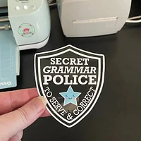 Grammar Badge Sticker