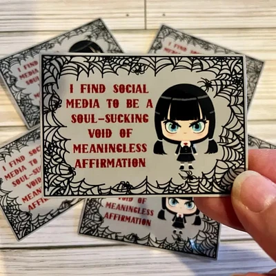 Wednesday Social Media Sticker